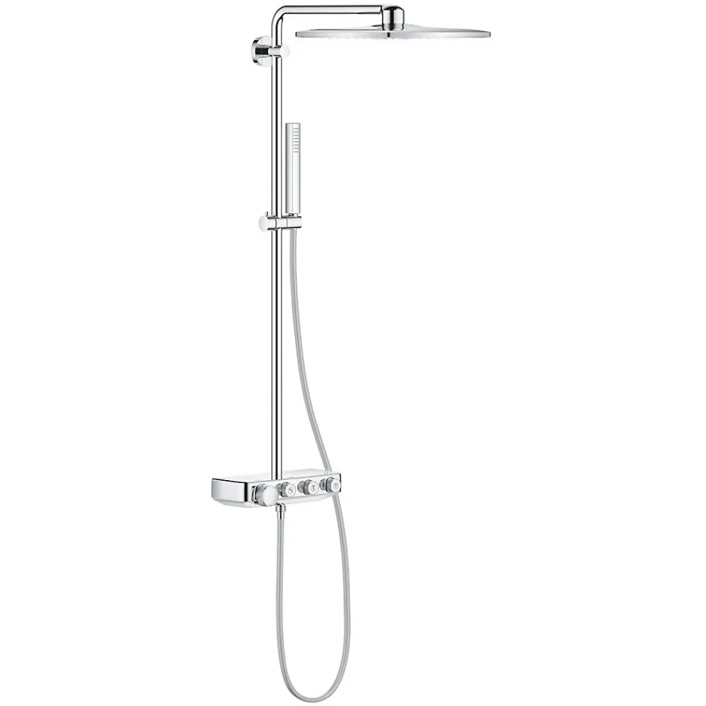 Colonne De Douche Hydromassante|Grohe Euphoria SmartControl System 310 Cube Duo Colonne de douche thermostatique (G-26508000)