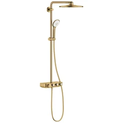 Grohe Euphoria Smartcontrol System 310 Duo, Colonne de douche avec mitigeur thermostatique, Cool Sunrise brossé (26507GN0)