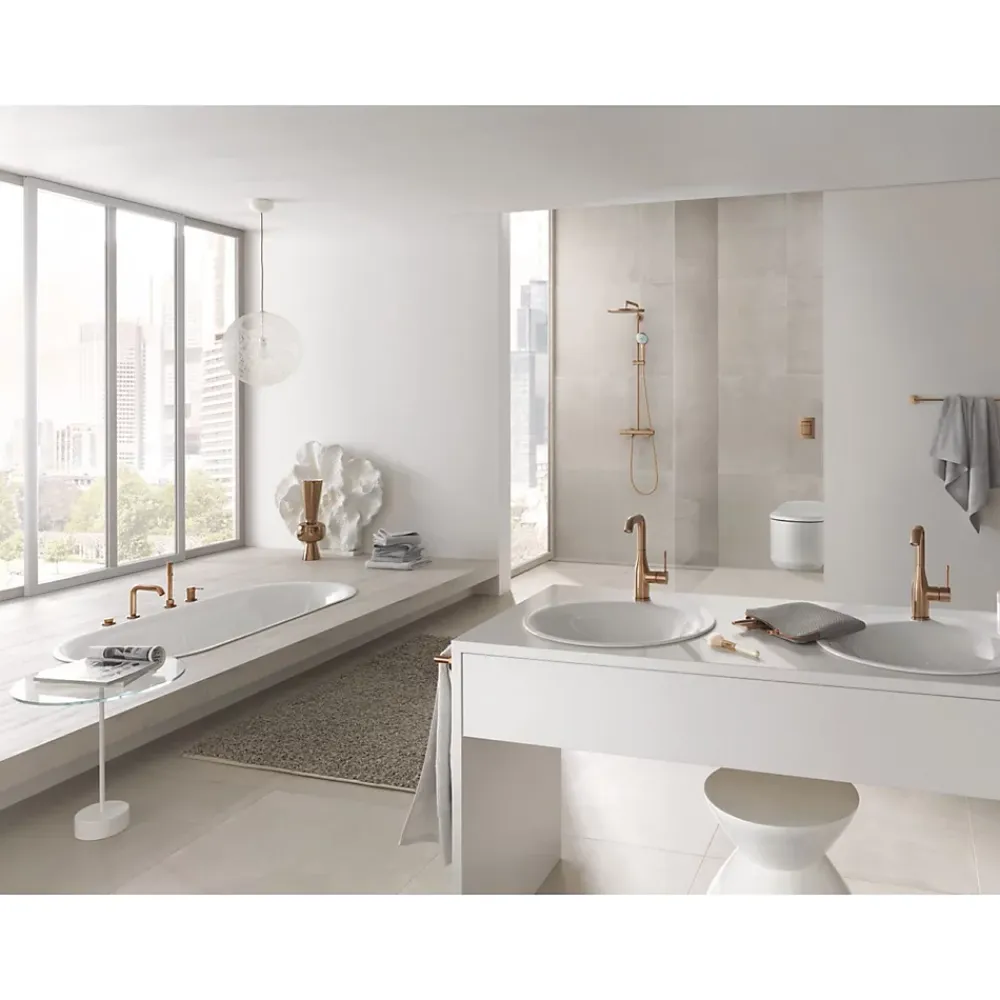 Colonne De Douche Hydromassante|Grohe Euphoria System 310 Système de douche thermostatique pour montage mural (26075DL0)