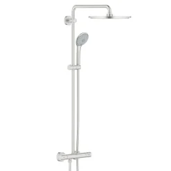 Grohe EUPHORIA SYSTEM XXL 310 - Système de douche thermostatique pour montage mural, SuperSteel (26075DC0)