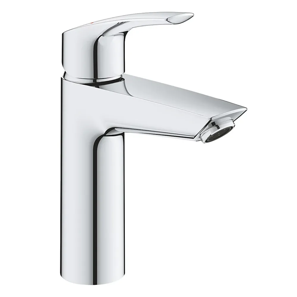 Robinet Lavabo Et Vasque|Grohe EUROSMART Mitigeur monocommande de lavabo Taille M, Chrome (23324003)