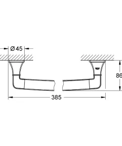 Grohe Grandera Barre d'appui pour baignoire