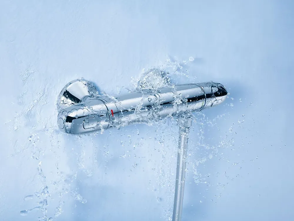 Robinet De Douche|Grohe Grohtherm 1000 - mitigeur thermostatique, chrome (34550000)