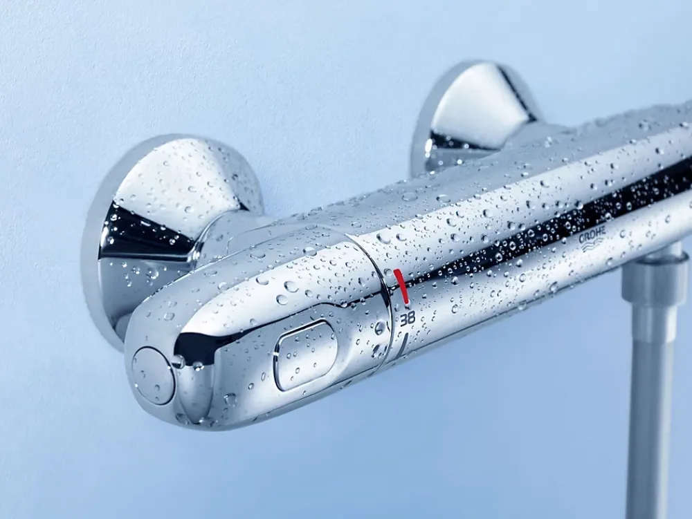 Robinet De Douche|Grohe Grohtherm 1000 - mitigeur thermostatique, chrome (34550000)