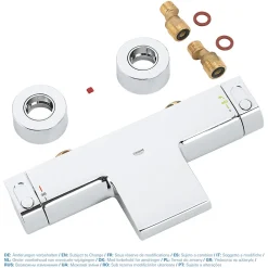 Grohe Grohtherm 2000 Mitigeur thermostatique Bain / Douche 1/2