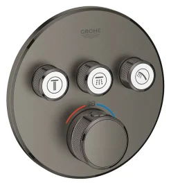 Grohe Grohtherm SmartControl Set de finition thermostatique encastrée 3 sorties (29121AL0)