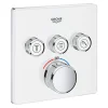 Grohe Grotherm Smartcontrol thermostatique encastré 3 sorties, blanc 29157LS0