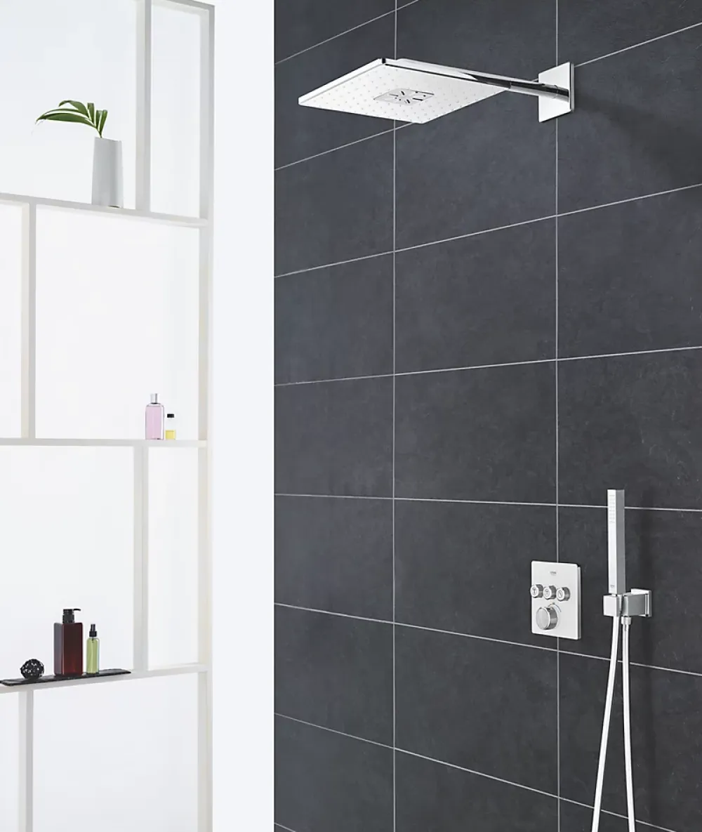 Grohe Grotherm Smartcontrol thermostatique encastré 3 sorties, blanc 29157LS0
