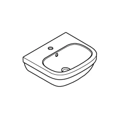 Grohe Lave-mains Euro Ceramic 45 cm technologie PureGuard blanc alpin