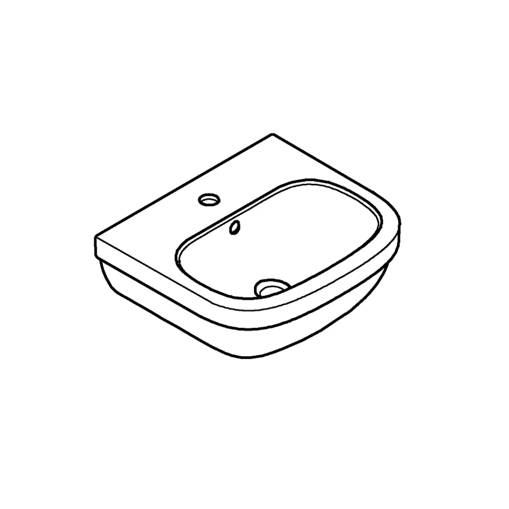 Grohe Lave-mains Euro Ceramic 45 cm technologie PureGuard blanc alpin
