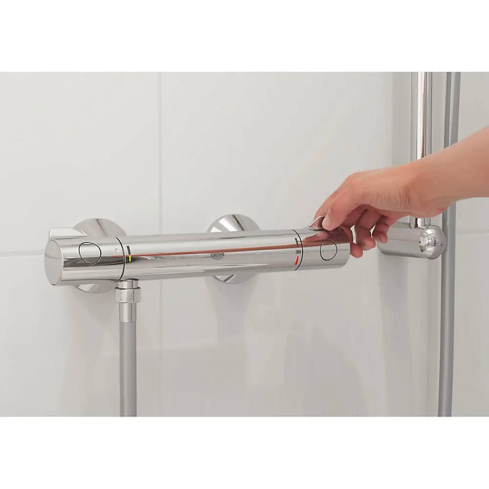 Robinet De Douche|Grohe Mitigeur thermostatique Douche GROTHERM 800 Chromé 34561000