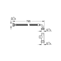 Wc Japonais|Grohe Pack Flexible et T pour abattant lavant