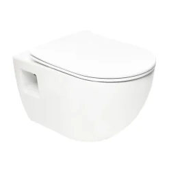 Grohe Pack WC Bâti-support Rapid SL + WC sans bride SAT + Abattant SoftClose + Plaque Chrome (RapidSL-Project-1)