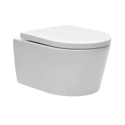 Wc Suspendu|Grohe Pack WC Rapid SL + Cuvette sans bride SAT, fixations invisibles + Plaque Noir mat (RapidSL082-SATrimless-KF0)