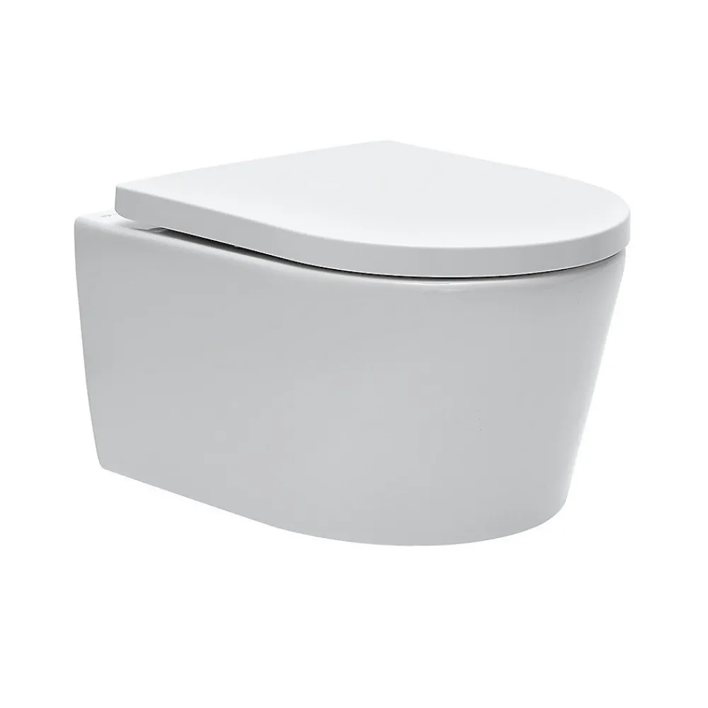 Wc Suspendu|Grohe Pack WC Rapid SL + Cuvette sans bride SAT, fixations invisibles + Plaque Noir mat (RapidSL082-SATrimless-KF0)