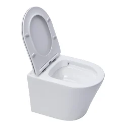 Grohe Pack WC Rapid SL + WC Swiss Aqua Technologies Infinitio sans bride + Plaque Arena chrome + Set d'habillage