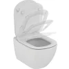 Wc À Poser|Grohe Pack WC Rapid SL autoportant + cuvette Ideal Standard T354601 + plaque Skate Air chrome (ProjectTesi-2)