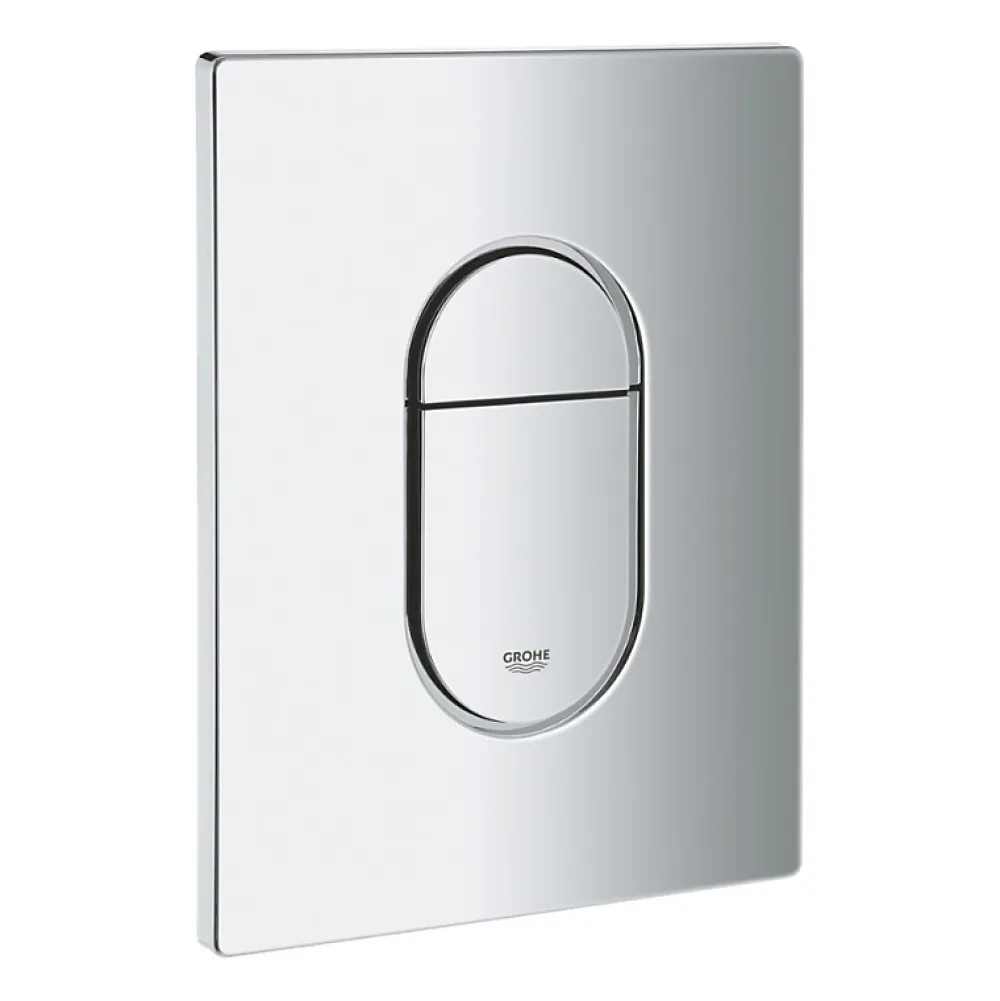 Wc Suspendu|Grohe Pack WC suspendu sans bride Essence + abattant + plaque chromée + bâti