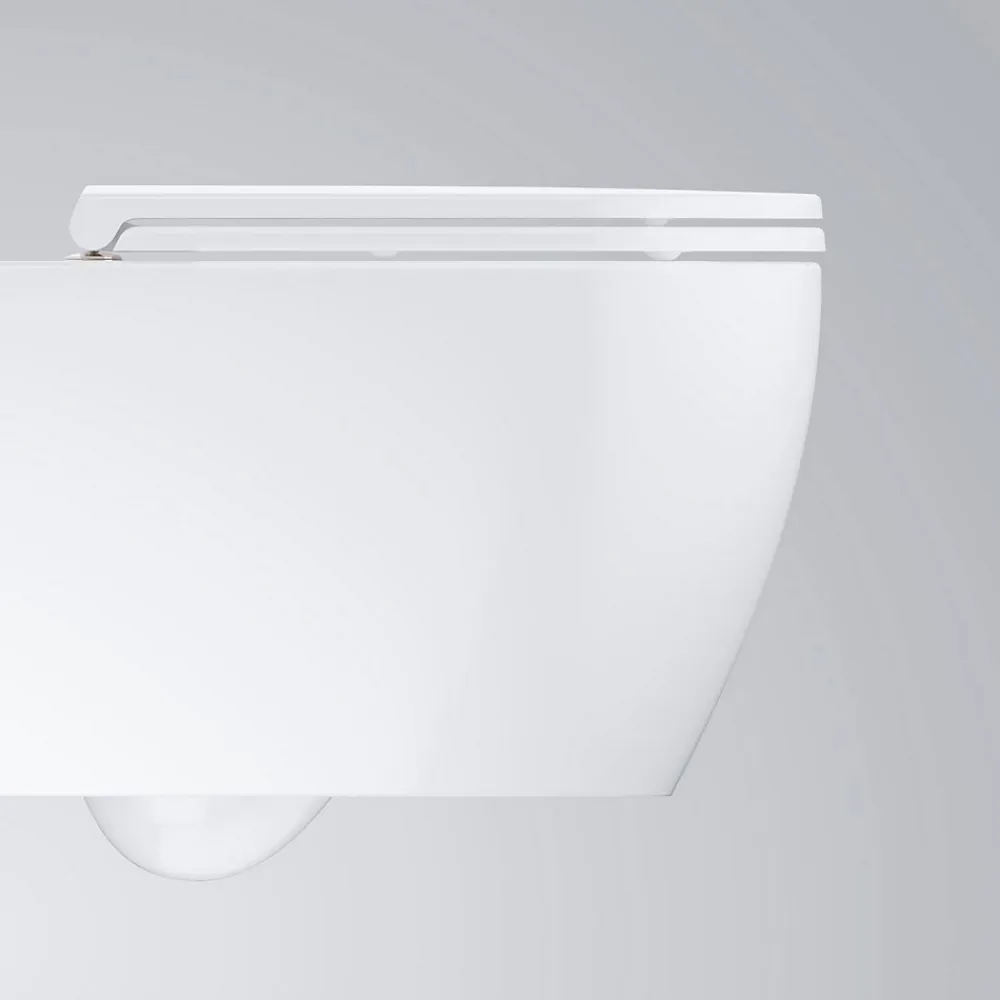 Grohe Pack WC suspendu Start Round caréné sans bride, abattant frein de chute déclipsable