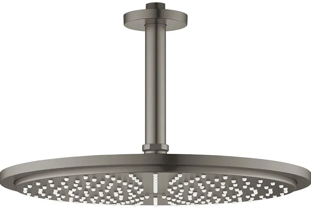 Colonne De Douche Sans Robinetterie|Grohe Rainshower Cosmopolitan 310 Ensemble douche de tête et bras plafonnier 142 mm, 1 jet (26067AL0)