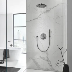 Grohe Rainshower Cosmopolitan 310 Ensemble douche de tête et bras 380 mm, 1 jet (26066AL0)