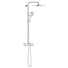 Colonne De Douche Hydromassante|Grohe Rainshower Smartactive 310, colonne de douche 2 en 1, avec mitigeur thermostatique,chrome (26648000)