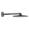 Grohe Rainshower Smartactive 310 Set de douche de tête ronde et bras 430mm, 2 jets, Hard graphite (26475A00)