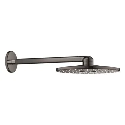 Grohe Rainshower Smartactive 310 Set de douche de tête ronde et bras 430mm, 2 jets, Hard graphite (26475A00)