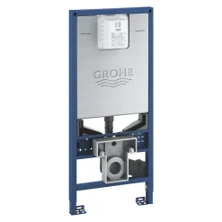 Wc À Poser|Grohe Rapid SLX Bâti support WC, 1,13M, avec prise et raccordement pour WC lavant (39596000)