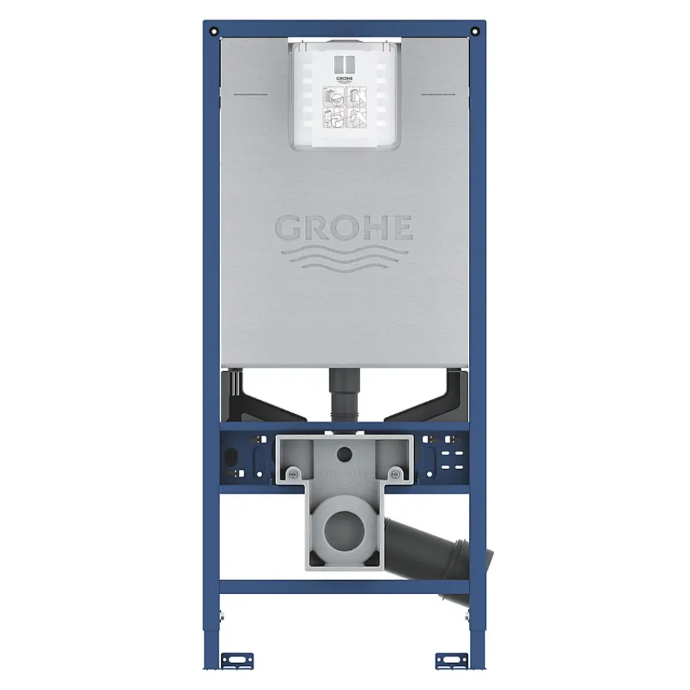 Wc À Poser|Grohe Rapid SLX Bâti support WC, 1,13M, avec prise et raccordement pour WC lavant (39596000)