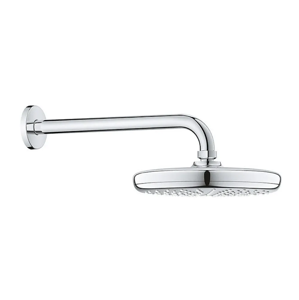 Grohe Tempesta 210 Ensemble douche de tête et bras 286 mm, 1 jet (26412000)