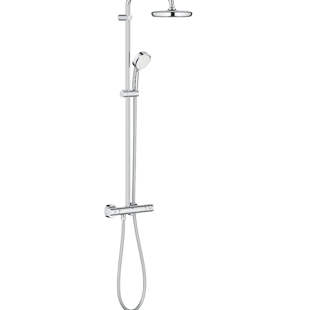 Colonne De Douche Thermostatique|Grohe Tempesta Cosmopolitan System 210 Colonne de douche thermostatique 27922001