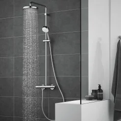 Colonne De Douche Thermostatique|Grohe Tempesta Cosmopolitan System 210 Colonne de douche thermostatique 27922001
