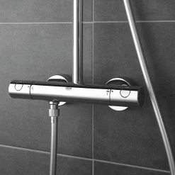 Colonne De Douche Thermostatique|Grohe Tempesta Cosmopolitan System 210 Colonne de douche thermostatique 27922001