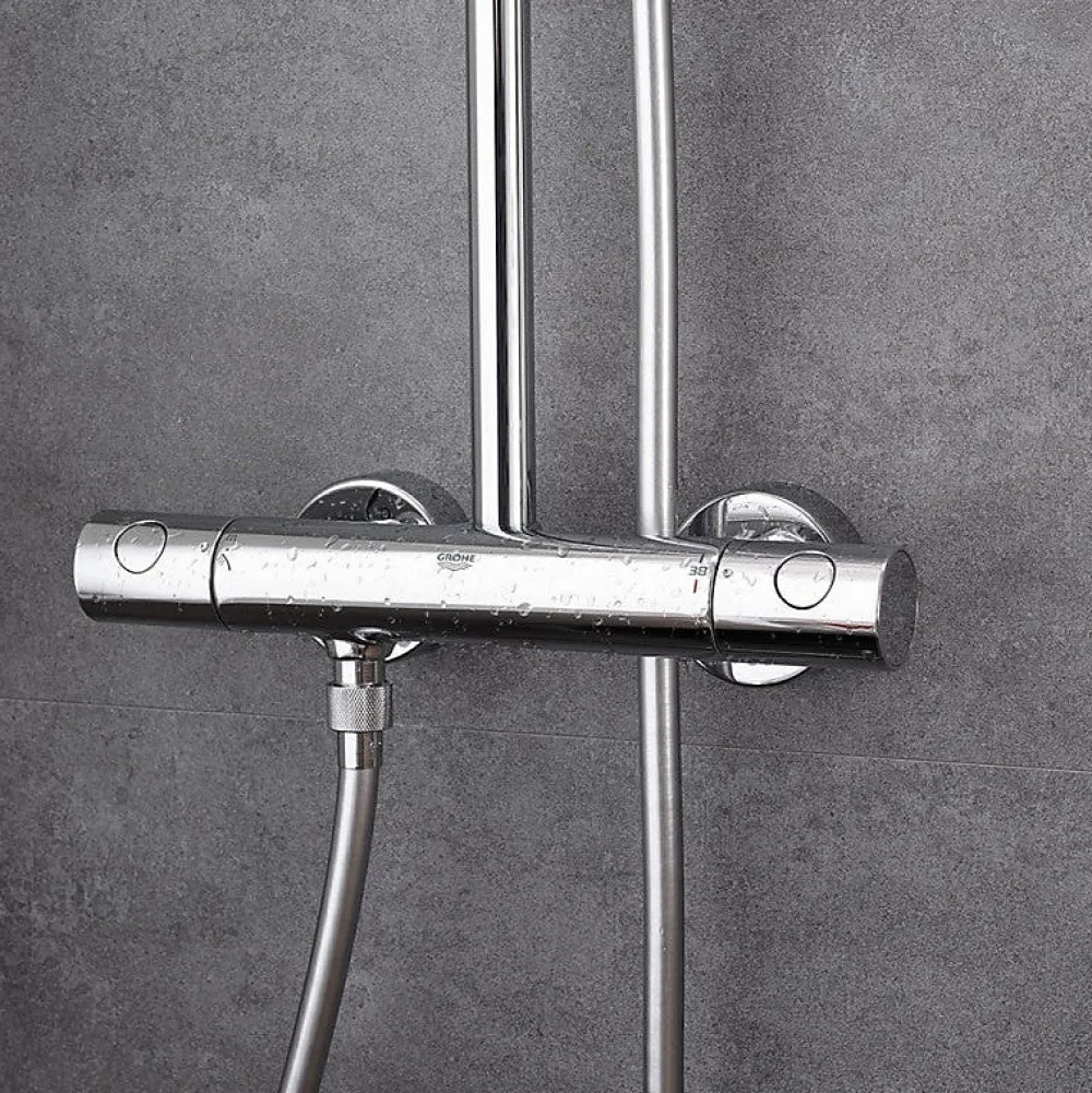 Colonne De Douche Hydromassante|Grohe Tempesta Cosmopolitan 160 Colonne de douche avec mitigeur thermostatique (27922000)