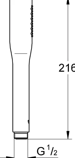Grohe Vitalio Get Stick Douchette 1 jet Chromé 27458000