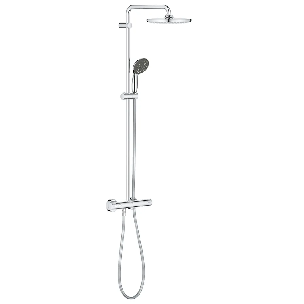 Colonne De Douche Thermostatique|Grohe Vitalio Start System 250 Colonne de douche avec mitigeur thermostatique 26816000