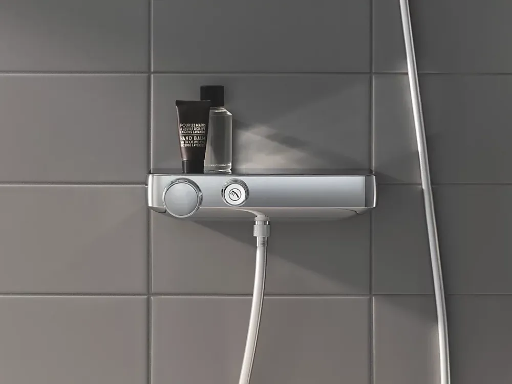 Colonne De Douche Sans Robinetterie|Grohe Grohtherm SmartControl Mitigeur thermostatique douche 1/2 avec ensemble de douche (34720000)