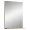 Miroir Simple|Chb Collection Hako - Miroir (L/H/P : 60x79x18 cm) en imitation chêne Sonoma clair