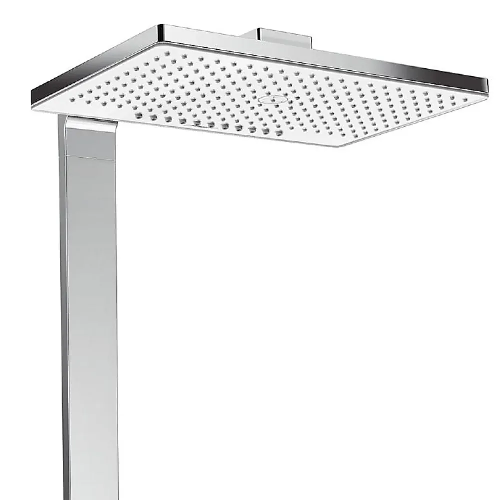 Colonne De Douche Thermostatique|Hansgrohe Colonne de douche 460 2 jets avec mitigeur thermostatique blanc/chromé Rainmaker Select