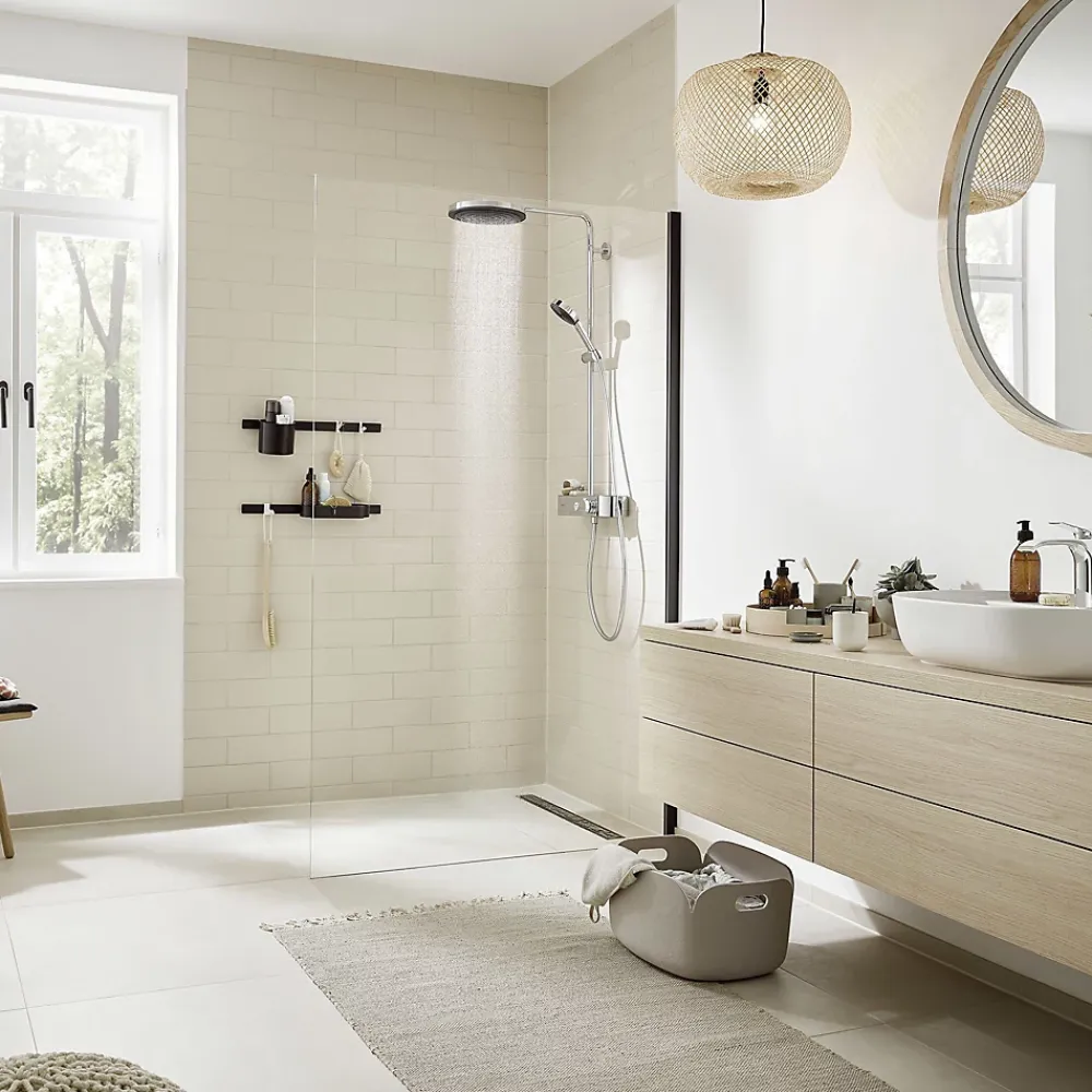 Colonne De Douche Thermostatique|Hansgrohe Colonne de douche 260 Pulsify S avec mitigeur thermostatique de baignoire ShowerTablet Select 400 chromé 24230000