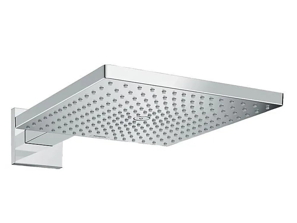 Hansgrohe Douche de tête Raindance E300, 1 jet avec bras de douche, noir mat (26238670)