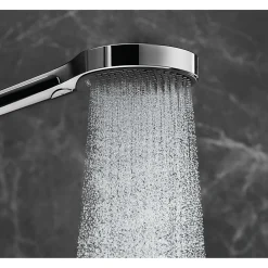 Pommeau De Douche, Flexible Et Barre De Douche|Hansgrohe Douchette à main 130 3 jets chromé Rainfinity 26864000