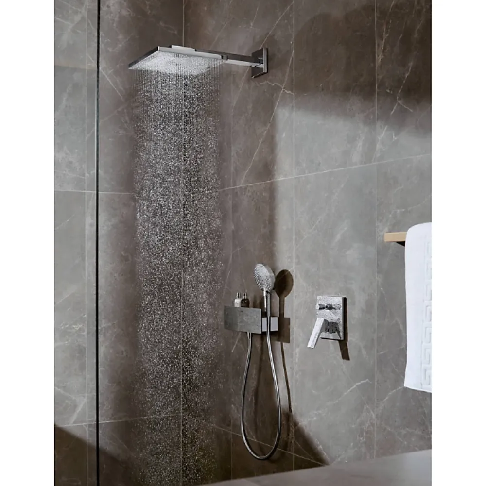 Hansgrohe Façade Metropol mitigeur bain douche encastré Aspect doré poli avec corps encastré et outil