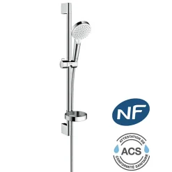 Colonne De Douche Sans Robinetterie|Hansgrohe Logis Pack Mitigeur monocommande + Set de douche Crometta Vario avec porte-savon (71600000-Crometta2)