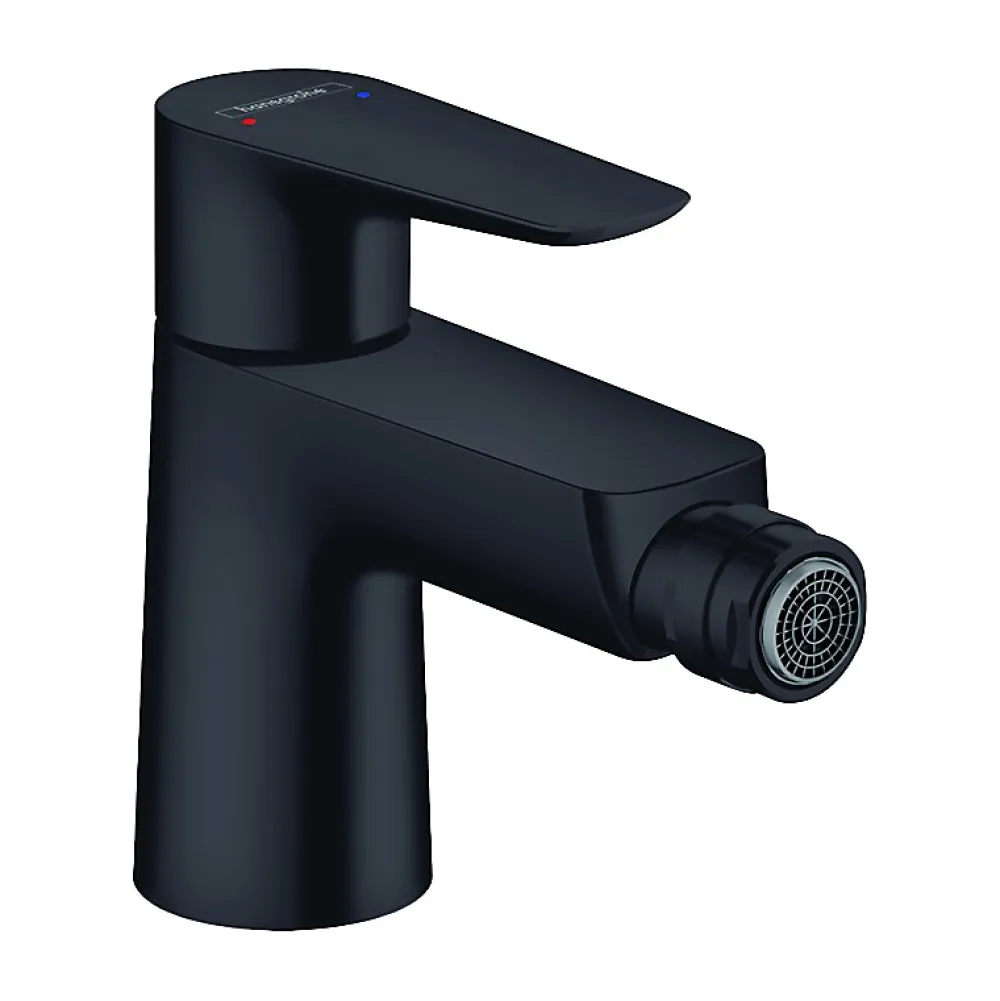Robinet De Bidet|Hansgrohe Mitigeur bidet, avec tirette et vidage noir mat