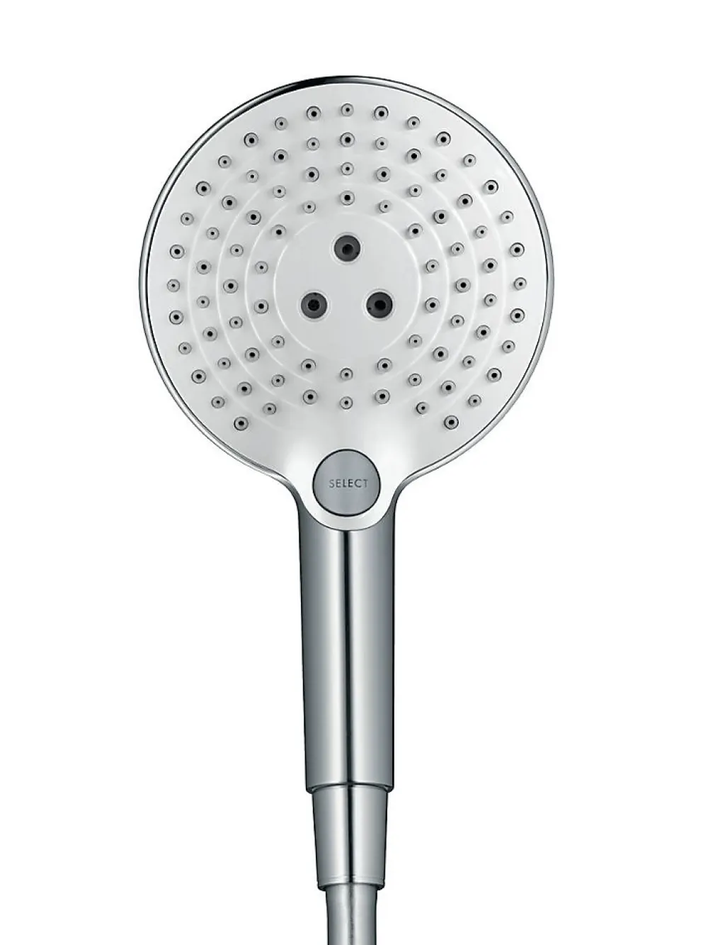 Pommeau De Douche, Flexible Et Barre De Douche|Hansgrohe Raindance Select S Douchette à main 120 3 jets, Blanc mat (26530700)