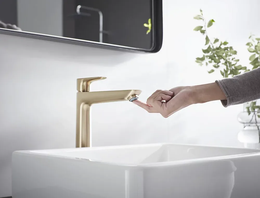 Hansgrohe Talis E 240 Mitigeur de lavabo bronze brossé, sans tirette ni vidage (71717140)