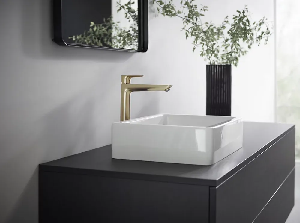 Hansgrohe Talis E 240 Mitigeur de lavabo bronze brossé, sans tirette ni vidage (71717140)