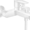 Robinet De Baignoire|Hansgrohe Talis E Mitigeur bain/douche avec Limiteur de température, Blanc mat (71740700)